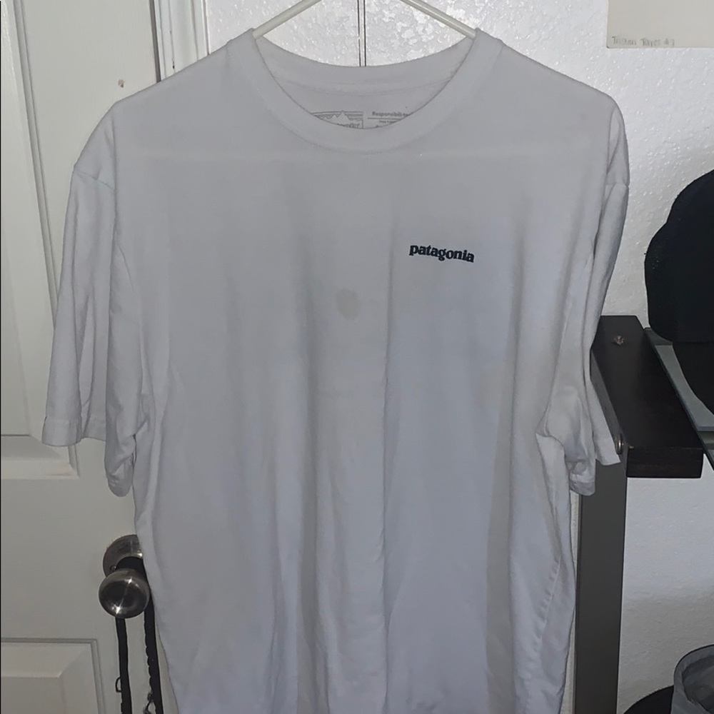 White patagonia shirt